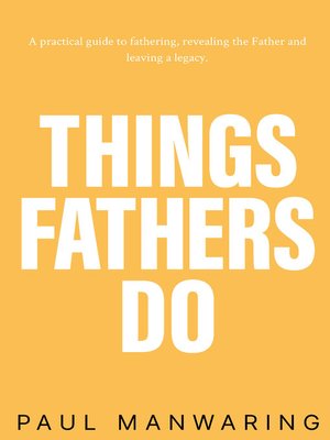 cover image of Things Fathers Do